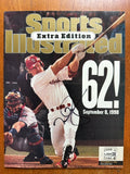Autographed MARK McGWIRE St. Louis Cardinals Sports Illustrated 9/14/1998 JSA