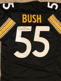 Autographed Devin Bush Pittsburgh Custom Jersey with JSA COA
