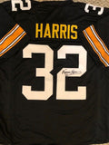 Autographed Franco Harris  Pittsburgh Custom Jersey with MLA COA