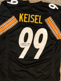 Autographed Brett Keisel Pittsburgh Custom Jersey with JSA COA