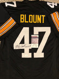 Autographed Mel Blount  Pittsburgh Custom Jersey with JSA COA