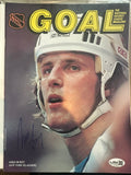 Autographed Mike Bossy New York Islanders Goal Magazine  JSA Authenticated