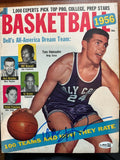 Autographed Tom Heinsohm Boston Celtics 1956 Dell Basketball Magazine   - JSA Authenticated