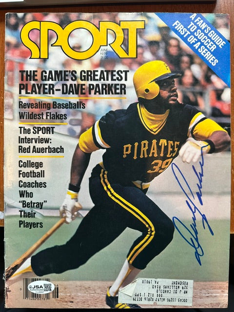 Autographed Dave Parker Pittsburgh Pirates 6/79 Sport Magazine  - JSA Authenticated