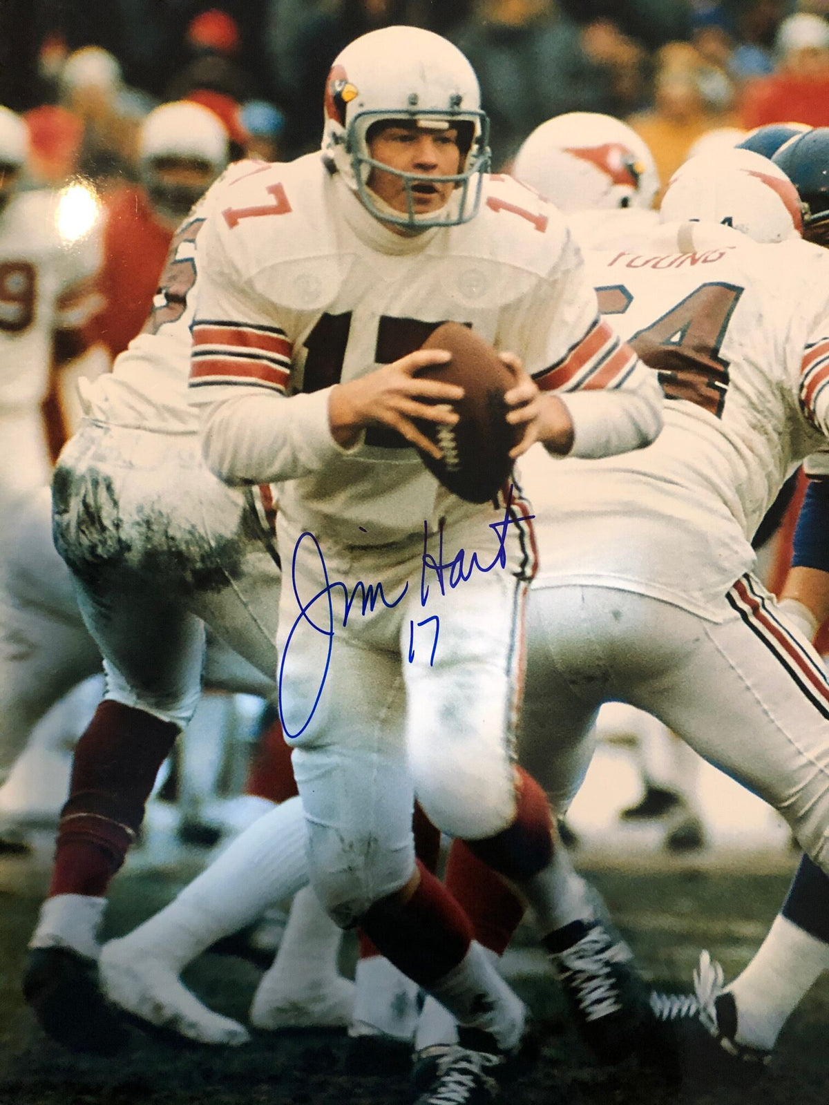 Autographed JIM HART 11x14 photo St. Louis Cardinals