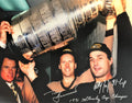 Autographed Tom Barrasso and Paul Coffey Pittsburgh Penguins 11x14 photo - w/COA