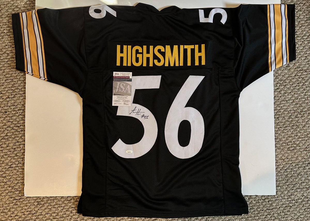 Autographed Alex Highsmith Pittsburgh Custom Jersey - with  JSA COA