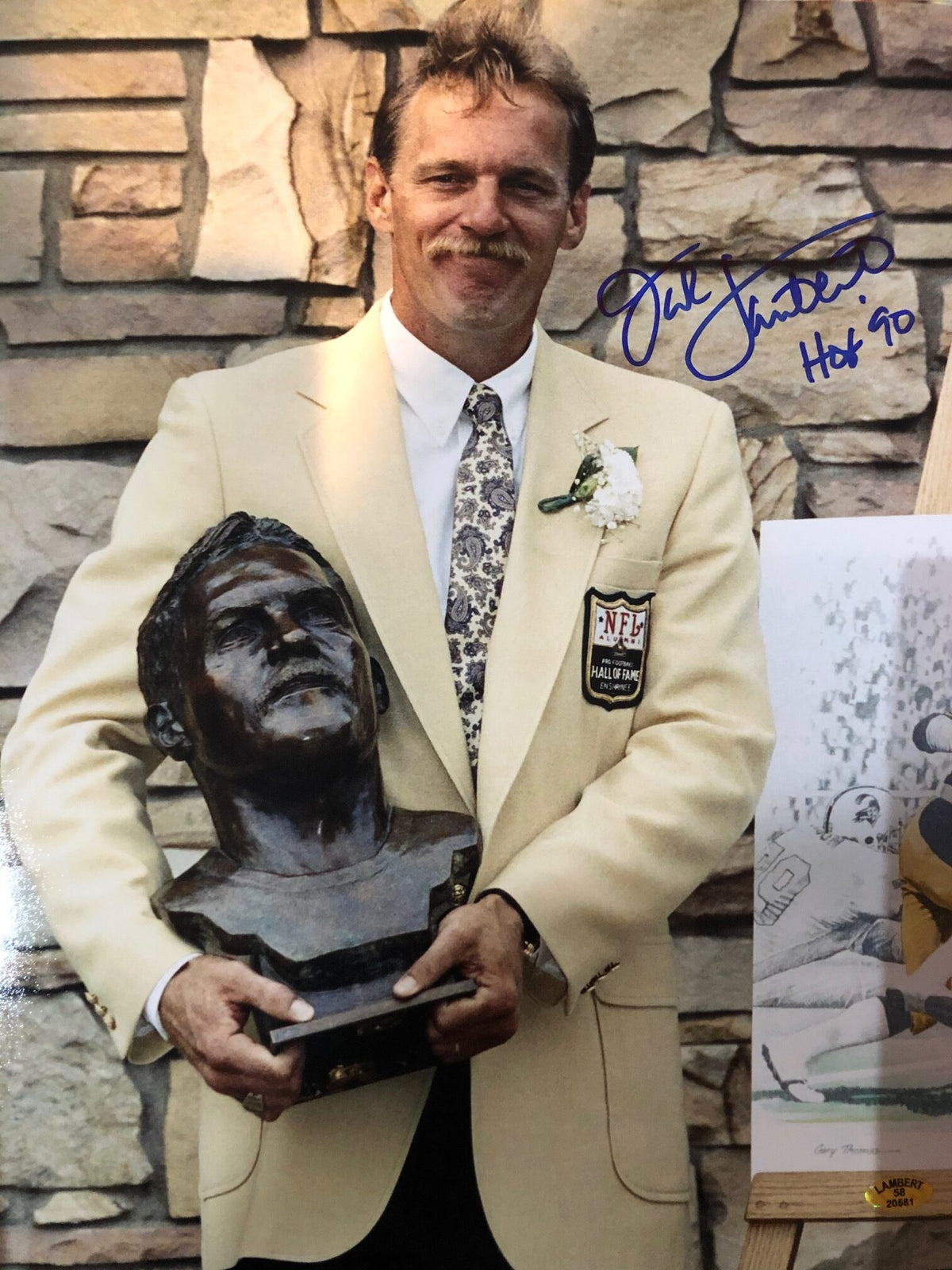 Autographed Jack Lambert Pittsburgh Steelers 11x14 Photo
