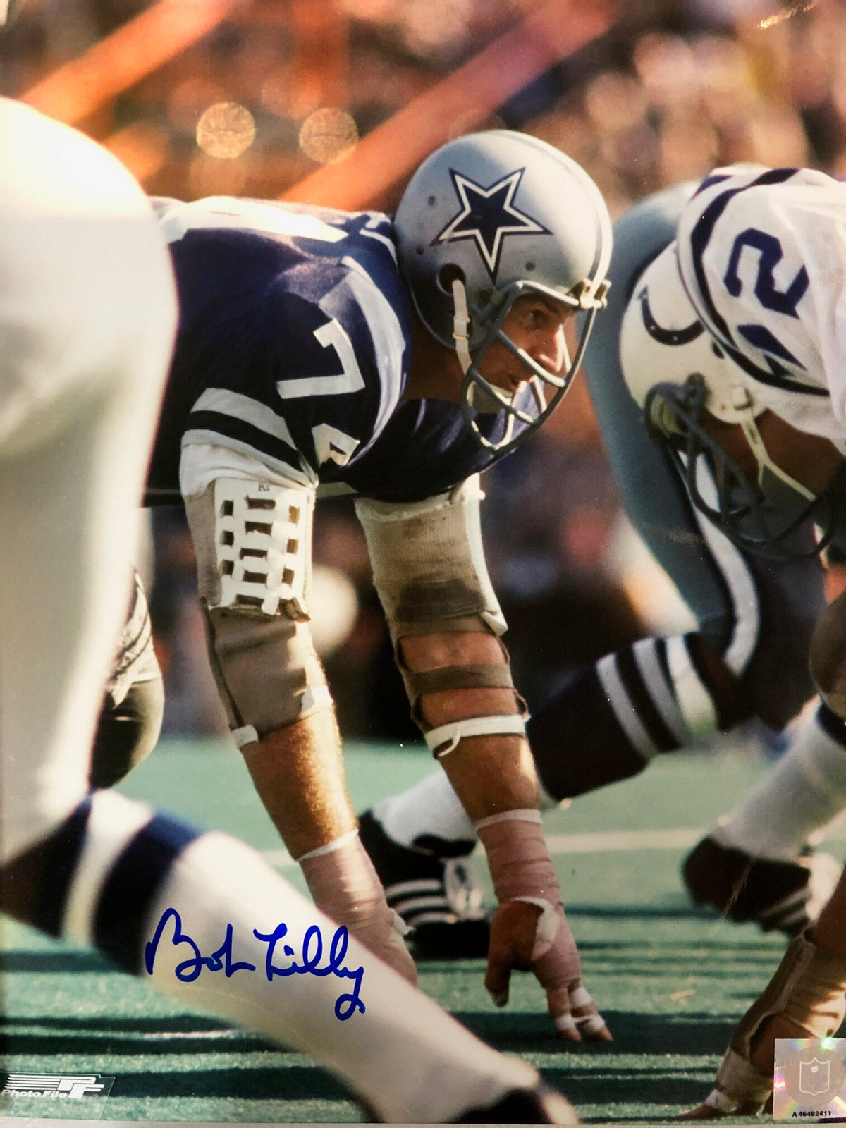 Autographed Bob Lilly Dallas Cowboys 11x14 Photo