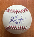 Autographed Fergie Jenkins CY 61 Official Major League Baseball w/ COA