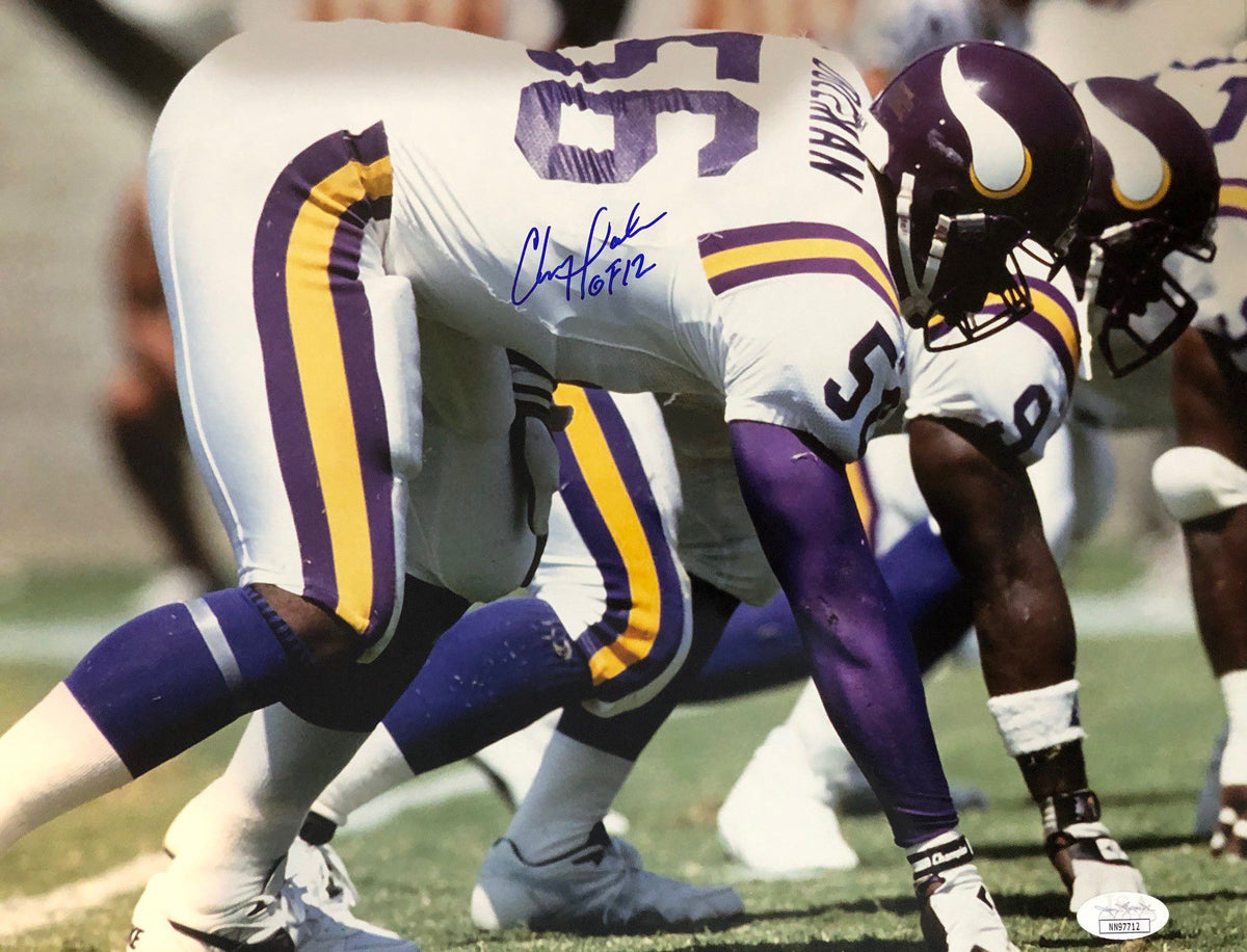 Autographed Chris Doleman 11x14 Minnesota Vikings Photo with JSA  COA