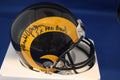 Autographed Harold Jackson Los Angeles Rams Mini Helmet with COA