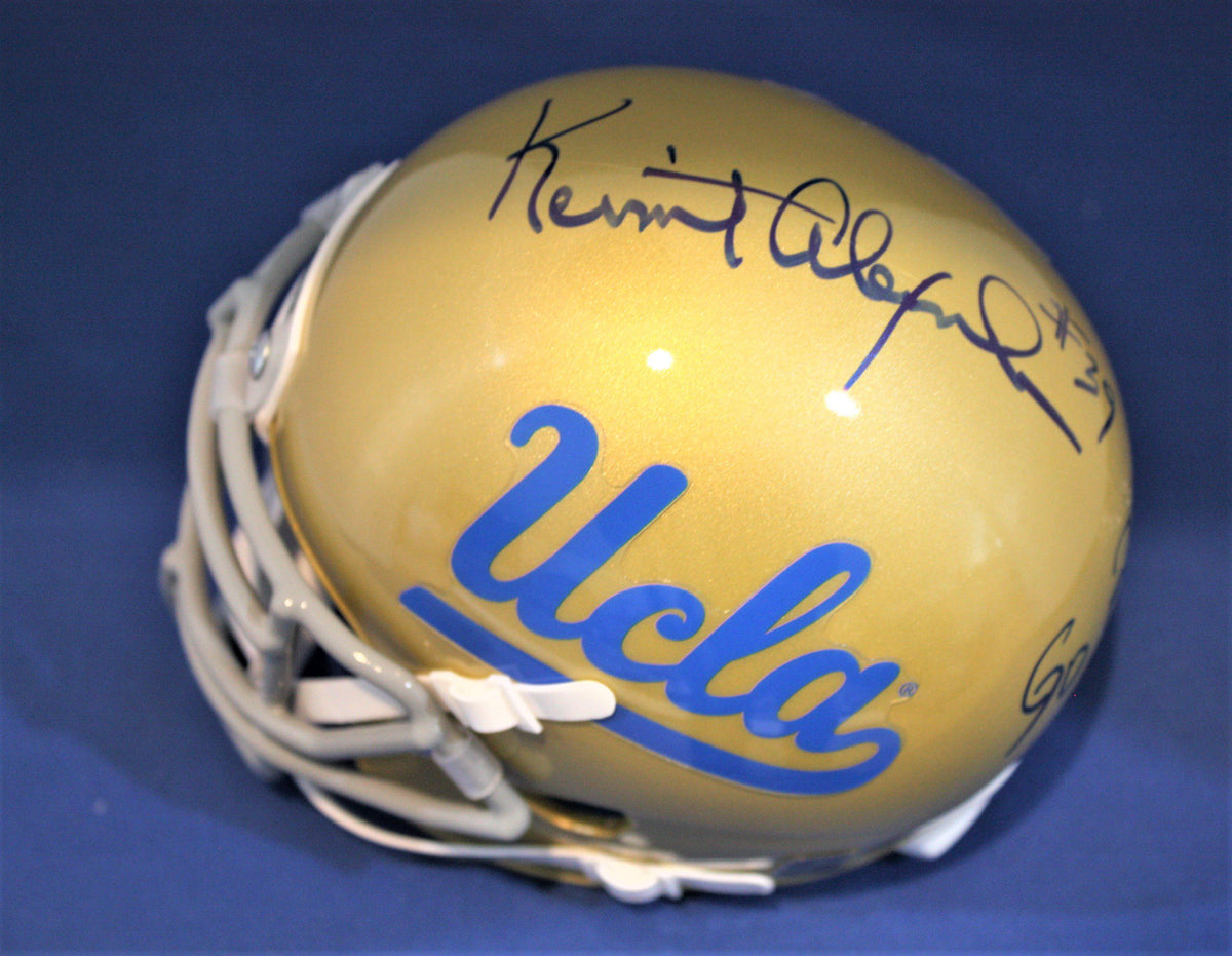 Autographed Kermit Alexander UCLA Bruins Mini Helmet with COA