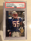 Autographed 1994 Upper Deck Willie McGinest Patriots card #4 PSA Slabbed