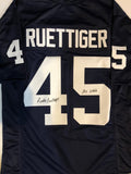 Autographed Rudy Ruettiger Notre Dame Custom Jersey