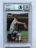 Autographed Randy Myers 1995 Donruss Chicago Cubs card #429 Beckett Slabbed Auto 10