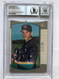 Autographed 2000 Bowman Brad Lidge Astros Rookie card #271 Becket Slabbed