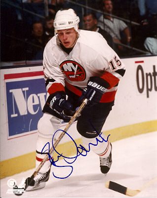 Autographed BRAD ISBISTER New York Islanders Photo