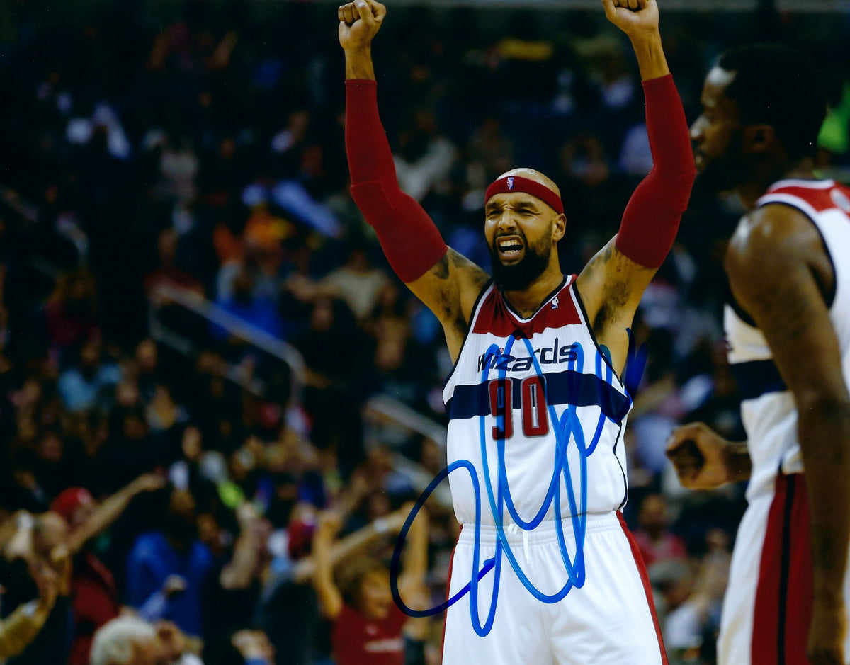 Autographed Drew Gooden Washington Wizards Photo