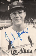 Autographed JULIAN JAVIER B&amp;W Rowe Postcard