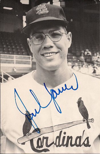 Autographed JULIAN JAVIER B&amp;W Rowe Postcard
