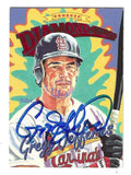 Autographed GREGG JEFFERIES St. Louis Cardinals 1994 Donruss Diamond Kings card #DK-21