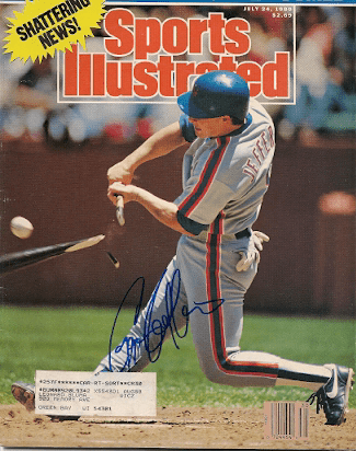 Autographed GREGG JEFFERIES New York Mets Sports Illustrated 7/24/1989