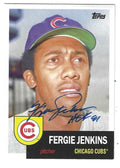 Autographed FERGIE JENKINS Chicago Cubs 2016 Topps Archives Card
