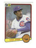 Autographed FERGIE JENKINS Chicago Cubs 1983 Donruss Card