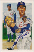 Autographed FERGIE JENKINS Chicago Cubs Post Card