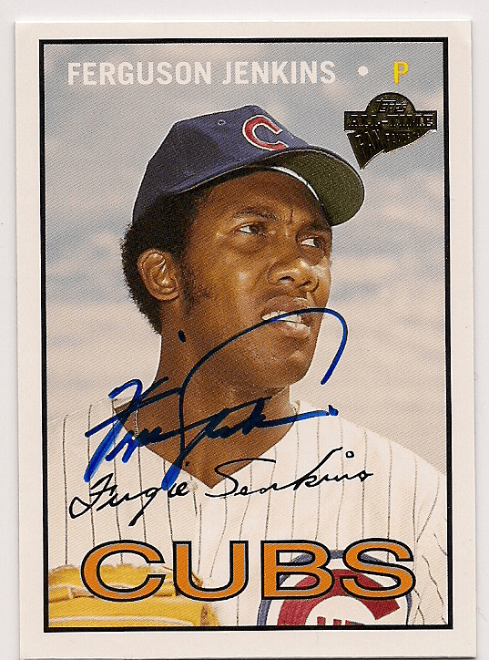 FERGIE JENKINS Autographed 2004 Topps Fan Favorites Card