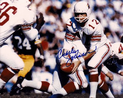Autographed CHARLEY JOHNSON photo St. Louis Cardinals
