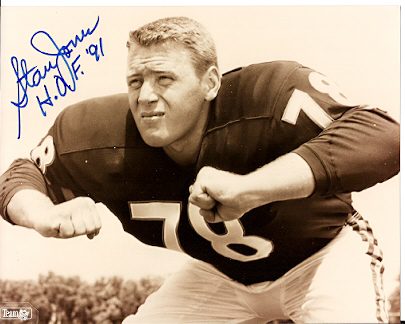 Autographed STAN JONES 8x10 Chicago Bears photo