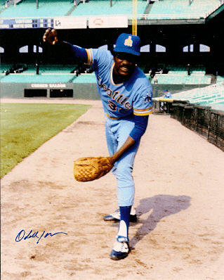 AUTOGRAPHED ODELL JONES Seattle Mariners Photo