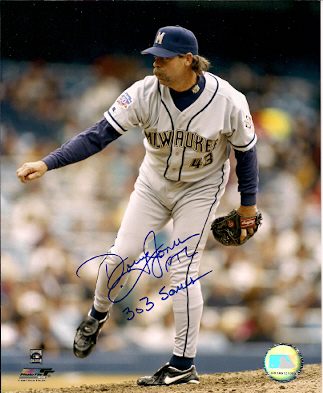 AUTOGRAPHED DOUG JONES 8x10 Milwaukee Brewers Photo