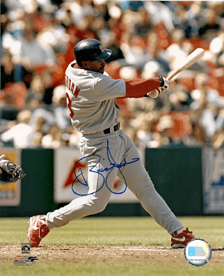 AUTOGRAPHED BRIAN JORDAN 8x10 St. Louis Cardinals photo