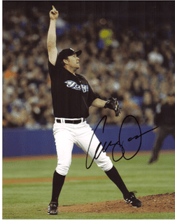 SIGNED photo CASEY JANSEN #1 Toronto Blue Jays