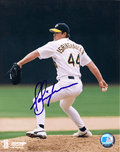 AUTOGRAPHED JASON ISRINGHAUSEN 8x10 Oakland A's Photo
