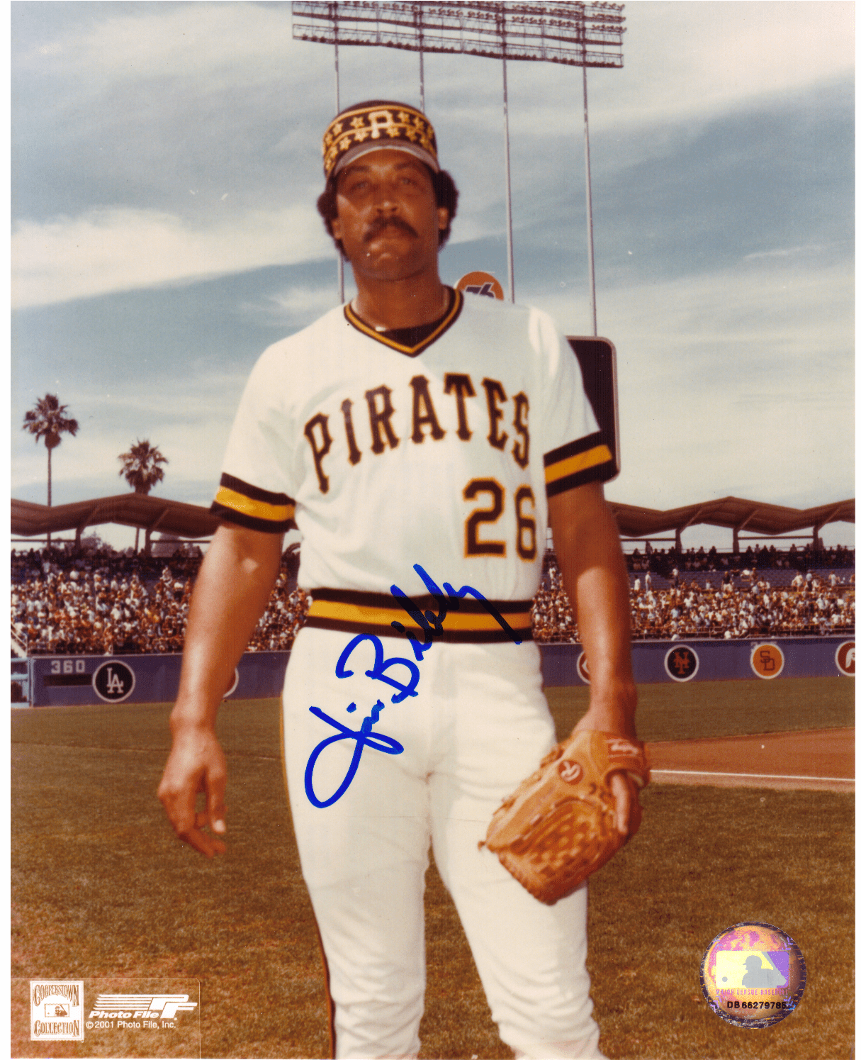 AUTOGRAPHED JIM BIBBY 8x10 Pittsburgh Pirates Photo