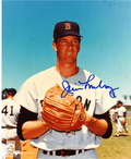 AUTOGRAPHED JIM LONBORG 8x10 Boston Red Sox Photo