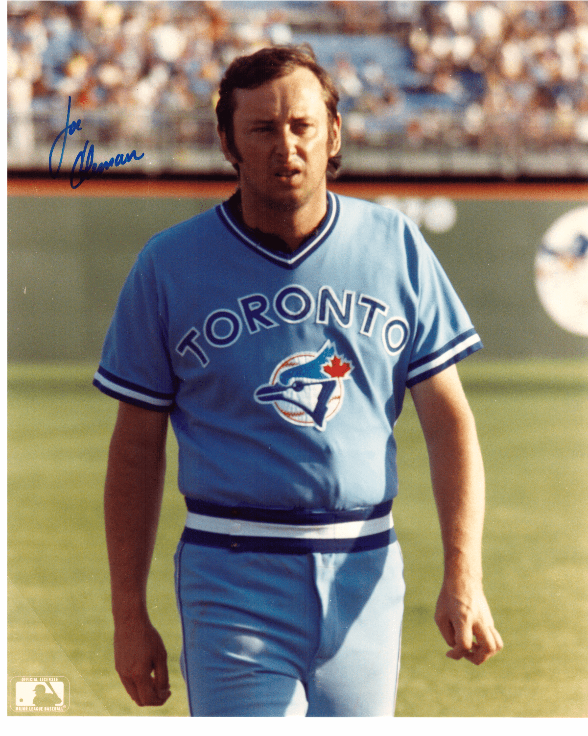 SIGNED photo JOE COLEMAN JR Toronto Blue Jays