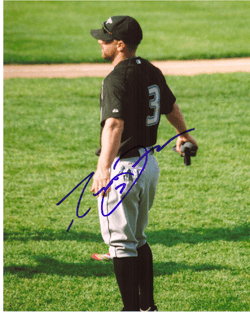 Autographed REED JOHNSON 8x10 Toronto Blue Jays Photo