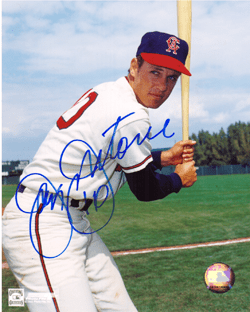 AUTOGRAPHED JAY JOHNSTONE 8X10 California Angels Photo