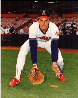 AUTOGRAPHED SIGNED photo WALLY JOYNER #6 Angels