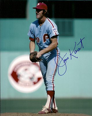 AUTOGRAPHED JIM KAAT 8x10 Philadelphia Phillies Photo