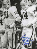 Autographed TOM KEATING 8X10 Oakland Raiders photo