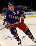 Autographed MIKE KEENE New York Rangers Photo