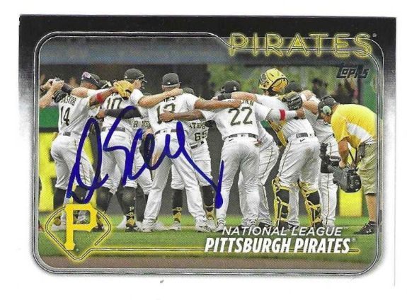 Autographed DON KELLY Pittsburgh Pirates 2024 Topps Card