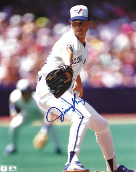 AUTOGRAPHED JIMMY KEY 8x10 Toronto Blue Jays Photo