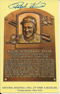 Autographed Ralph Kiner Hall of Fame Gold Plaque